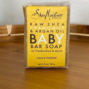 Shea Moisture Raw Shea Chamomile & Argan Oil Baby Eczema Bar Soap (5 oz)